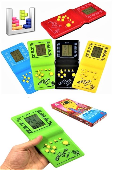 RoseRoi Tetris Oyun Konsolu El Atarisi Nostaljik Oyuncak Brick Game 9999 Oyunlu