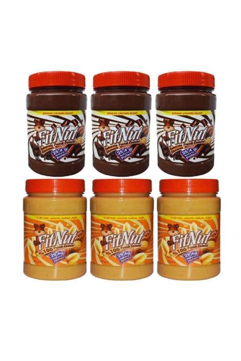 FitNut Fıstık Ezmesi Karma Paket 800 gr X 6 Adet