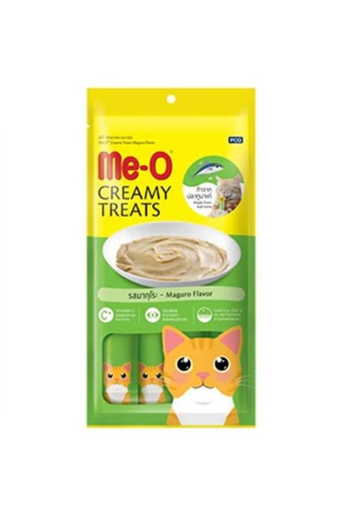 meo Meo Kremalı Sarı Yüzgeçli Orkinos Balıklı Kedi Sıvı Ödül Maması 4x15 gr