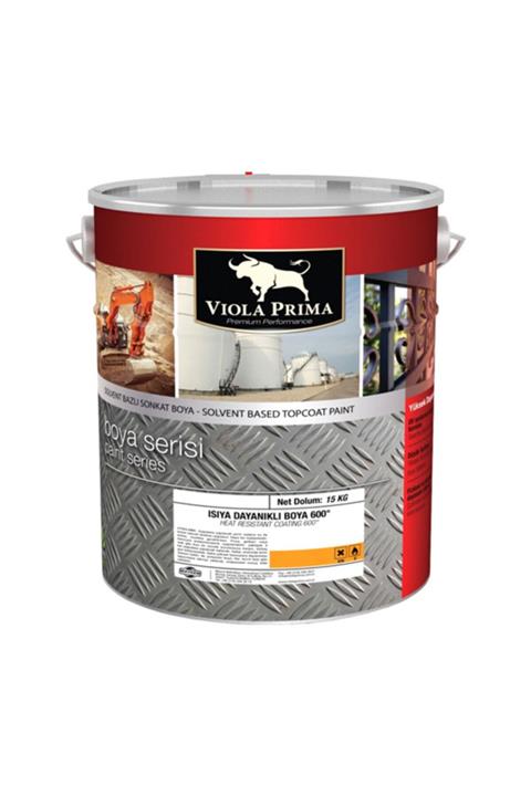 Viola Mat Siyah Prima Isıya Dayanıklı Boya 2.5 kg 600 c