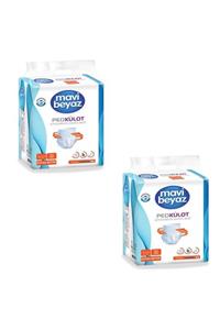Mavi beyaz Ped Külot Yetişkin Hasta Bezi Extra Büyük Boy-xlarge 30 Lu 2 Paket 60 Kullanım