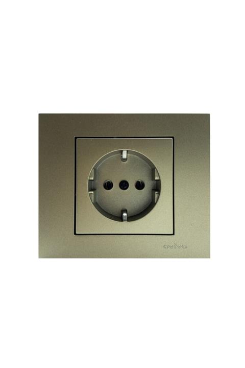 OVİVO Seldur Grano Titanyum Topraklı Priz