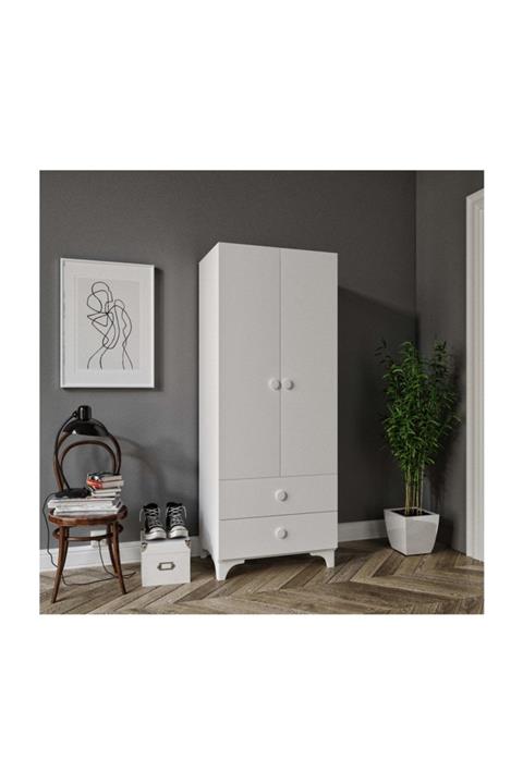 Açelya Home Delta 2 Kapaklı Mdf Dolap