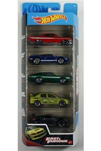 HOT WHEELS Beşli Araba Seti Fast  Furıous 01806 - Gtn40