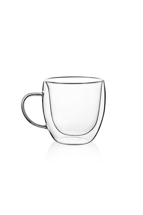 3M1W Çift Çidar Camlı Kahve Çay Kupası 100 ml