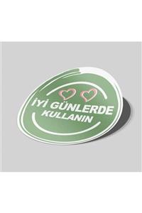 Matbaagraf Iyi Günlerde Kullanın Sticker Yeşil 4x4cm 35 Adet