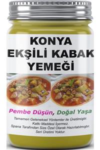 SPANA Konya Ekşili Kabak Yemeği Ev Yapımı Katkısız 330gr