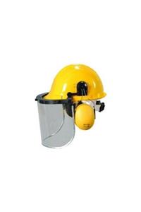 Essafe Ge 1280-1 Vidalı Baret Kulaklık Şeffaf Siperlik