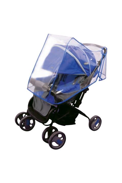 Bs İthalat Bebek Arabası Yağmurluğu - Mavi