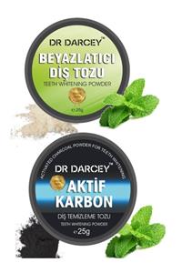 Dr Darcey Aktif Karbon Diş Temizleme Tozu 25 G & Diş Beyazlatma Tozu 25 G