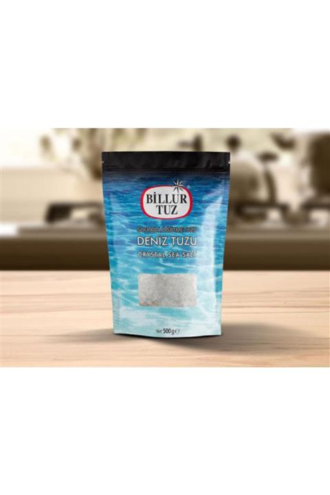 Billur 500 Gr Sofrada Öğütme Deniz Tuzu Doypack