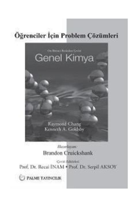 Palme Genel Kimya Chang Problem Çözümleri Kitabi