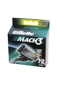 Gillette Tıraş Bıçağı Mach-3 12'li Başlık