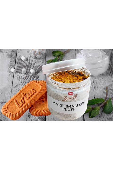 Miss & Mr Chocolate Marshmallow Fluff - Sürülebilir Marshmallow - Lotus'lu 220gr