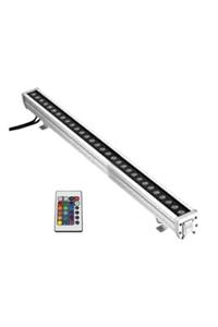 Led Duvar Işık Boyası Yıkama Kumandalı 100 Cm Rgb Wallwasher Duvar Boyama 36x1 Watt