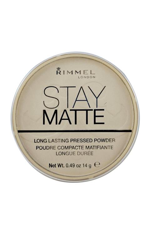 RIMMEL LONDON Stay Matte Transparan Pressed Pudra No. 001