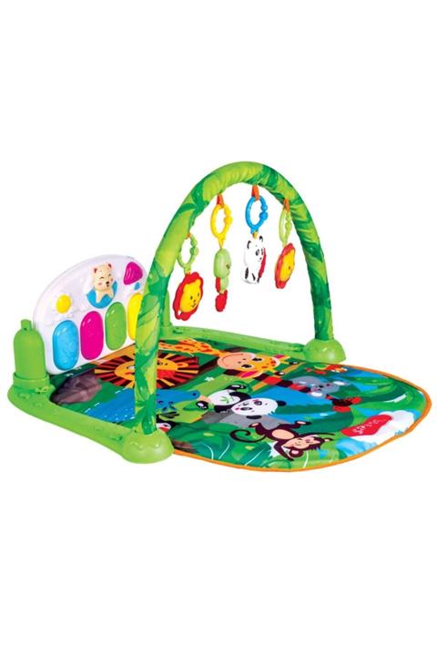 Furkan Toys Sevimli Orman Piyanolu Oyun Halısı 5 in 1 Jimnastik Merkezi