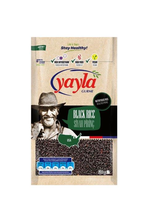 Yayla Gurme Siyah Pirinç 500 gr