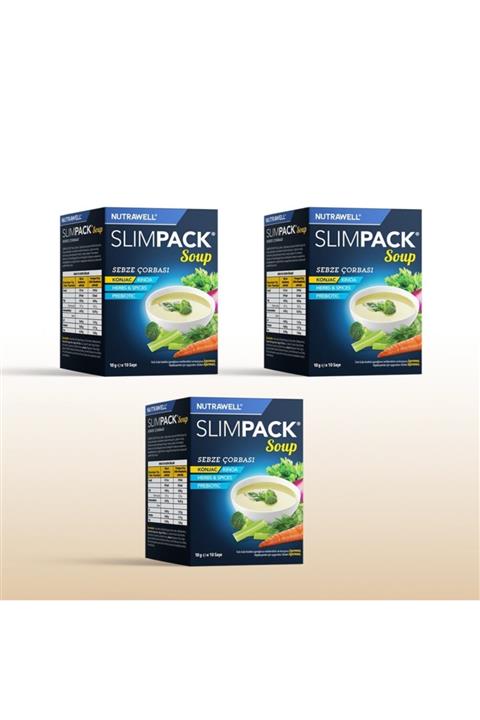 Nutrawell Slımpack Diyet Sebze Çorbası 3 Kutu
