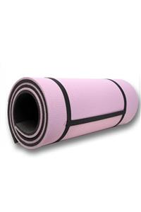 Walke 16 Mm Pilates Kamp Matı Lila Siyah Taşıma Askılı