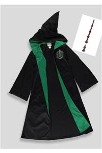 Lady Lou Harry Potter Slytherin Cübbe  Arma Nakışlı Slytherin Cübbe Pelerin Asa