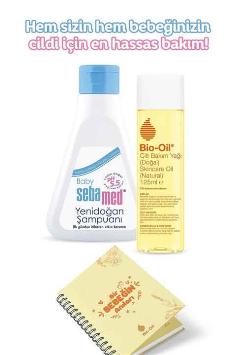 BioOil Natural Ile Bebeğin Ve Senin Için Hassas Bakım Seti