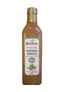 Sazlıca Organik Enginar Sirkesi Cam 3 Adet (3x500ml)