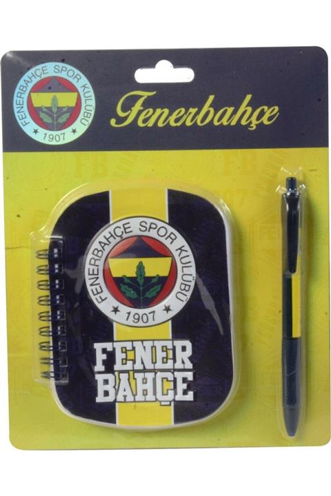 Fenerbahçe 3d Not Defteri Versatil Uçlu Kalem Kırtasiye Seti