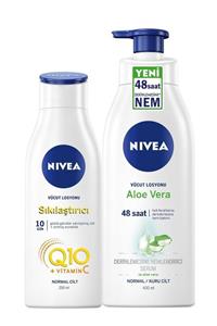 Nivea Q10 Sıkılaştırıcı Vücut Losyonu 250 Ml +aloe Vera Pump Losyon