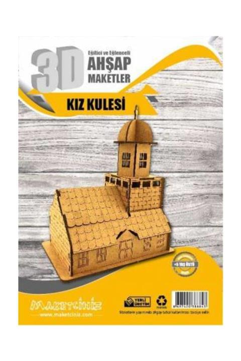 Anıt Maket Maketçiniz 3d Ahsap Maket Kız Kulesi