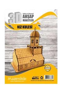 Anıt Maket Maketçiniz 3d Ahsap Maket Kız Kulesi