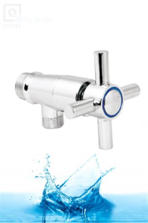 QNİAY 4 Kollu Taharet Musluğu Klozet Musluğu Artı Ekonomik Musluk