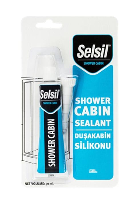 Selsil Duşakabin Silikonu Şeffaf 50ml