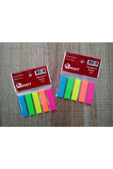 Ksmart Yapışkanlı Kitap Ve Defter Ayracı 5li Index