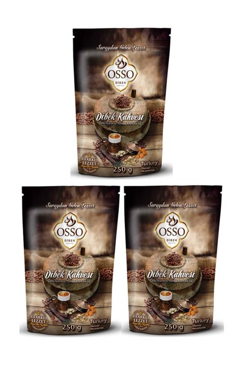 Osso Dibek Kahvesi 200 Gr. 3'lü