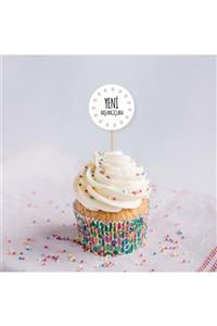 Düğün İşleri Yeni Başlangıçlara | 5’li Cupcake Süsü