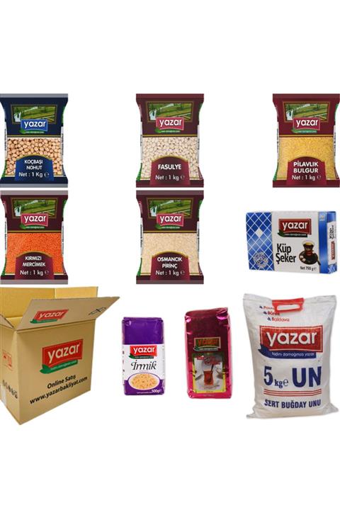 YAZAR Ramazan Paketi 9 Parça 11,75 kg
