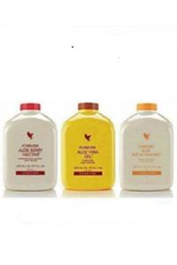 Forever Aloe Vera Gel 3'lü Paket 3'ü Birlikte Aloe Vera Lezzeti