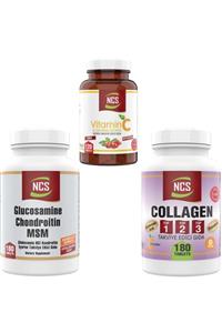 NCS Collagen Tip-1-2-3-180 Tab Glucosamine 180 Tab Vitamin C 120 Tablet