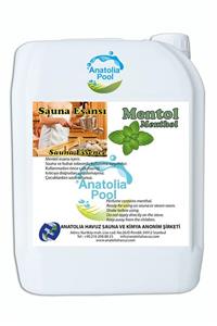 Anatolia Pool Sauna Buhar Esansı Mentol 5 Lt. ( Sauna Essence Menthol )