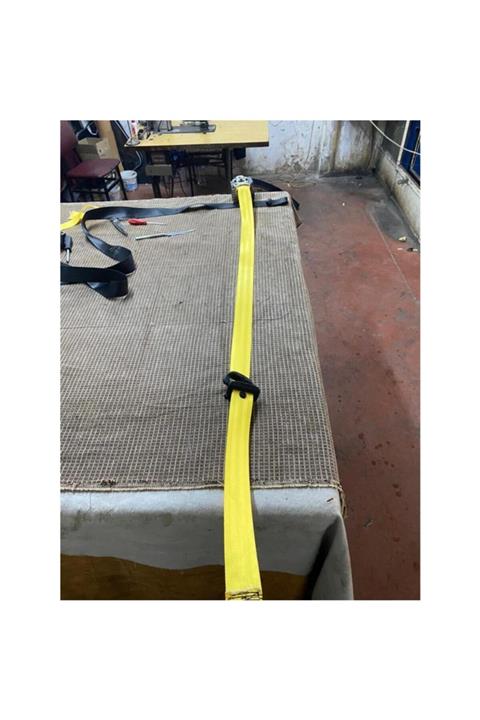 GENÇ GARAJ Renkli Emniyet Kemer Bezi 3 Metre 1 Koltuk Sarı
