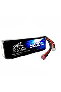 Leopard Power 6200 Mah 7.4v 2s 30c Lipo Batarya Pil Battery