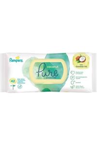 Prima Pampers Aqua Pure Coconut Organik Hassas Islak Havlu Mendil 9'lu Paket 378 Yaprak