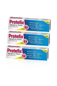 Protefix Diş Protezleri İçin Yapıştırıcı Krem 47 G 3 Adet