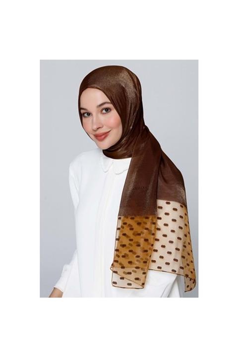 Armine Trend Almira Kadın Şal -gold -kahve