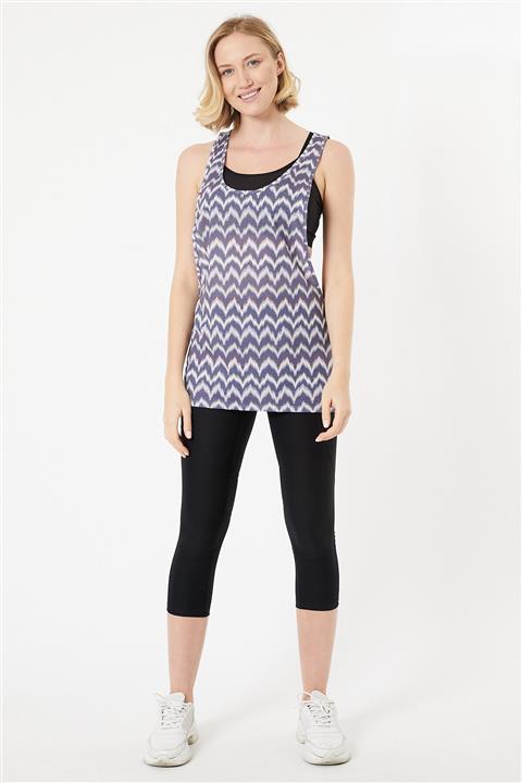 Trendintop Karışık Renk Baskılı Unisex Spor Atlet