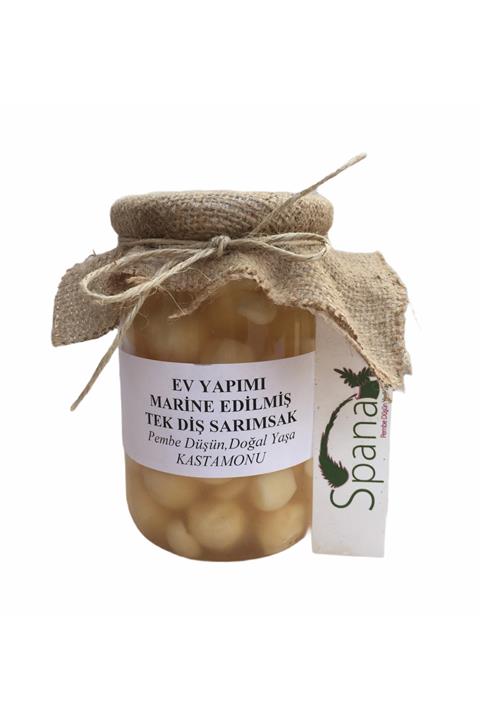 SPANA Marine Edilmiş Tek Diş Soyulmuş Kastamonu Sarımsak Ev Yapımı Katkısız 330gr
