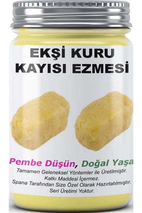 SPANA Ekşi Kuru Kayısı Ezmesi Ev Yapımı Katkısız 330gr