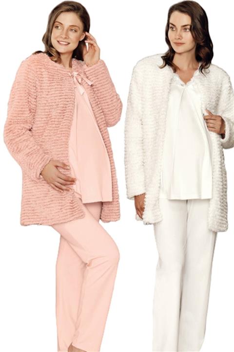 Fantasy Rose Sabahlıklı Pijama Takımı 1020