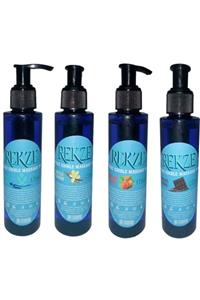 Rekze Erkeklere Ve Bayanlara Özel 4 Farklı Çeşit Aromalı Masaj Yağı Massage Oil 125ml